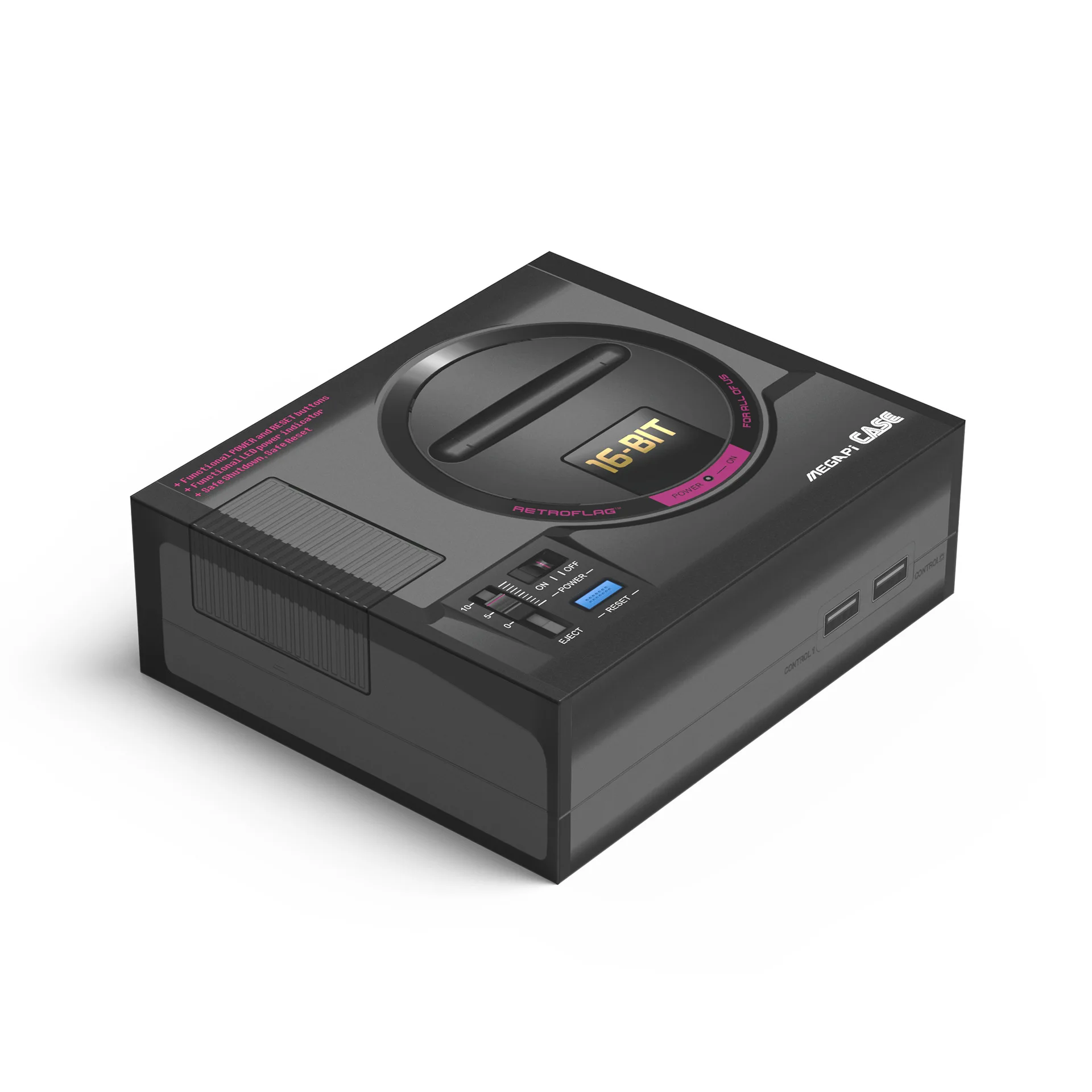 Чехол Retroflag MEGAPi/игровой контроллер геймпад функциональная кнопка для Raspberry Pi 3 B Plus