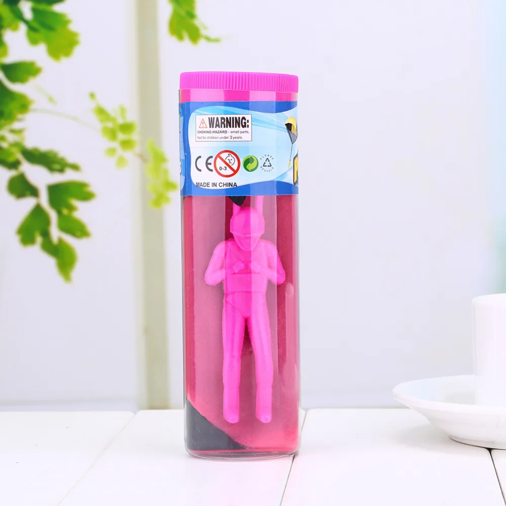 Ручной бросок солдат игрушечные парашюты подвижных игр на свежем воздухе для