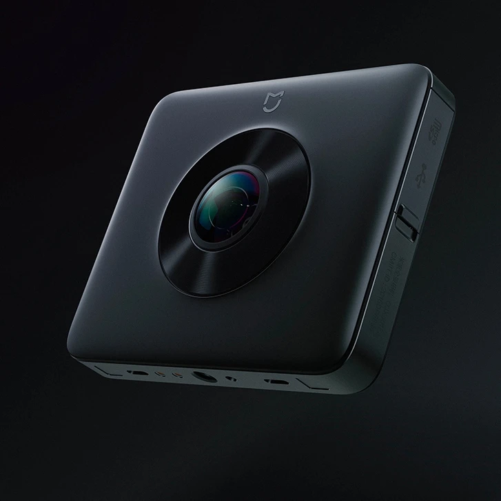 Крепление для спортивной камеры Xiao mi jia 360 Panora Cam 23.88MP Сенсор 3,5 K Запись видео 6-осевой Противоударная английский приложение mi Сфера Очки виртуальной реальности VR камера