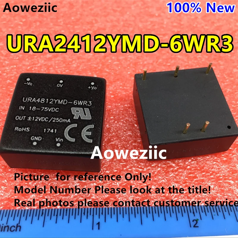 Aoweziic URA2412YMD 6WR3 6W новый оригинальный DIP Вход: 9 36V двойной Регул выход: + 12V 0.25A 12 V DC