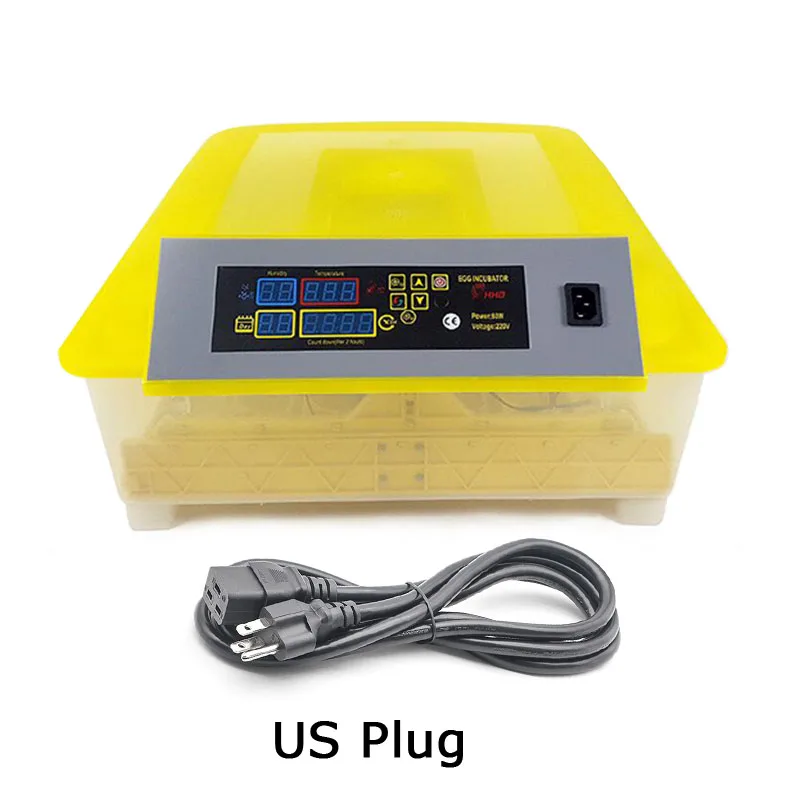 American plug Полностью автоматическая утка перепелиное яйцо инкубаторы для куриных яиц птичий инкубатор оборудование полностью и - Цвет: American plug