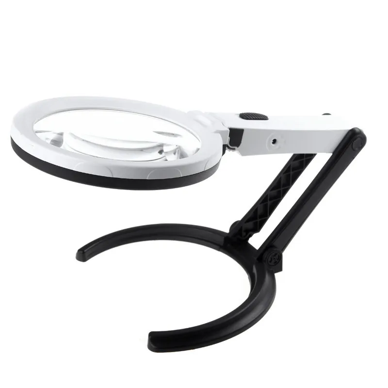 Lamp Magnifier light Embroidery 2X Hands Free 5X Lens LUPAS for Magnifying Glass with LED Loupe | Инструменты