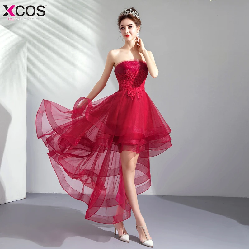 Vestidos de graduacion 2019 красные платья для выпускного вечера Короткие Коктейльные