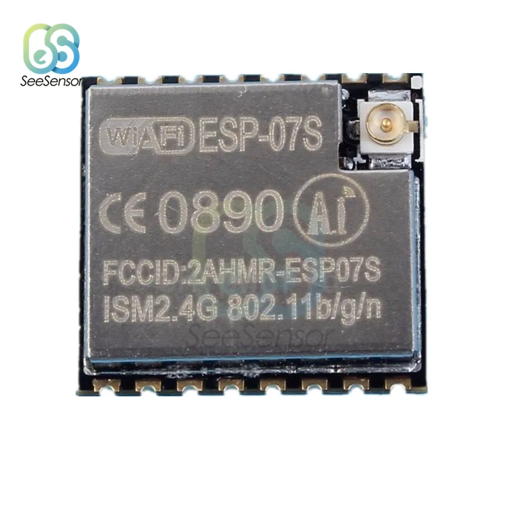 ESP-07S 1 шт. ESP8266 ESP-01 ESP-01S ESP-07 ESP-07S ESP-12S ESP-12E ESP-12F ESP-12N серийный WI-FI беспроводной модуль приемопередатчика - Цвет: ESP-07S