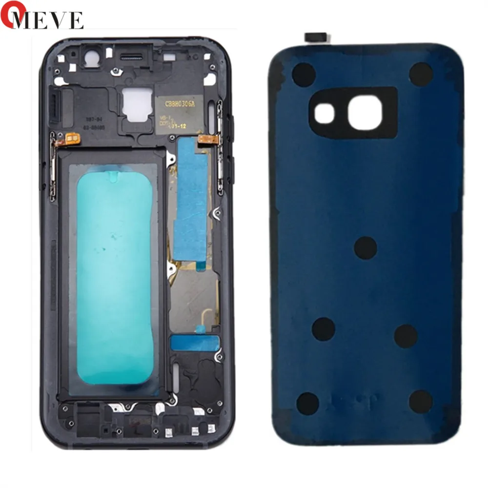 Чехол накладка с полным покрытием + средняя рамка для Samsung Galaxy A3 A5 A7 A520 A320 A720 A520F