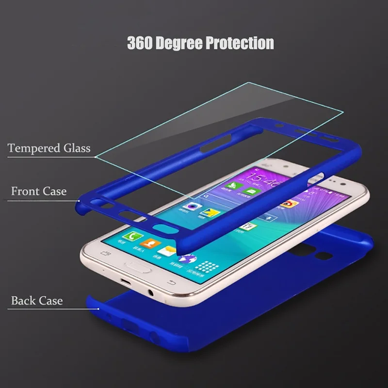 CAPAME чехол для Samsung Galaxy j5 2016 360 на пластиковые чехлы телефонов j7 j2 Prime j3 Pro 2017 стекло |
