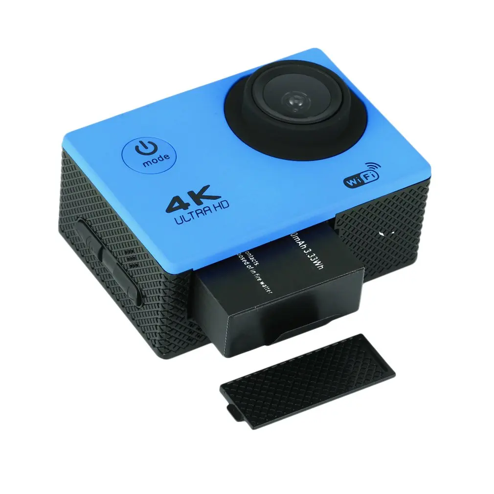 4K Экшн-камера 16MP Vision 3 Подводная Водонепроницаемая камера широкий угол WiFi Спортивная камера с монтажным аксессуаром комплект