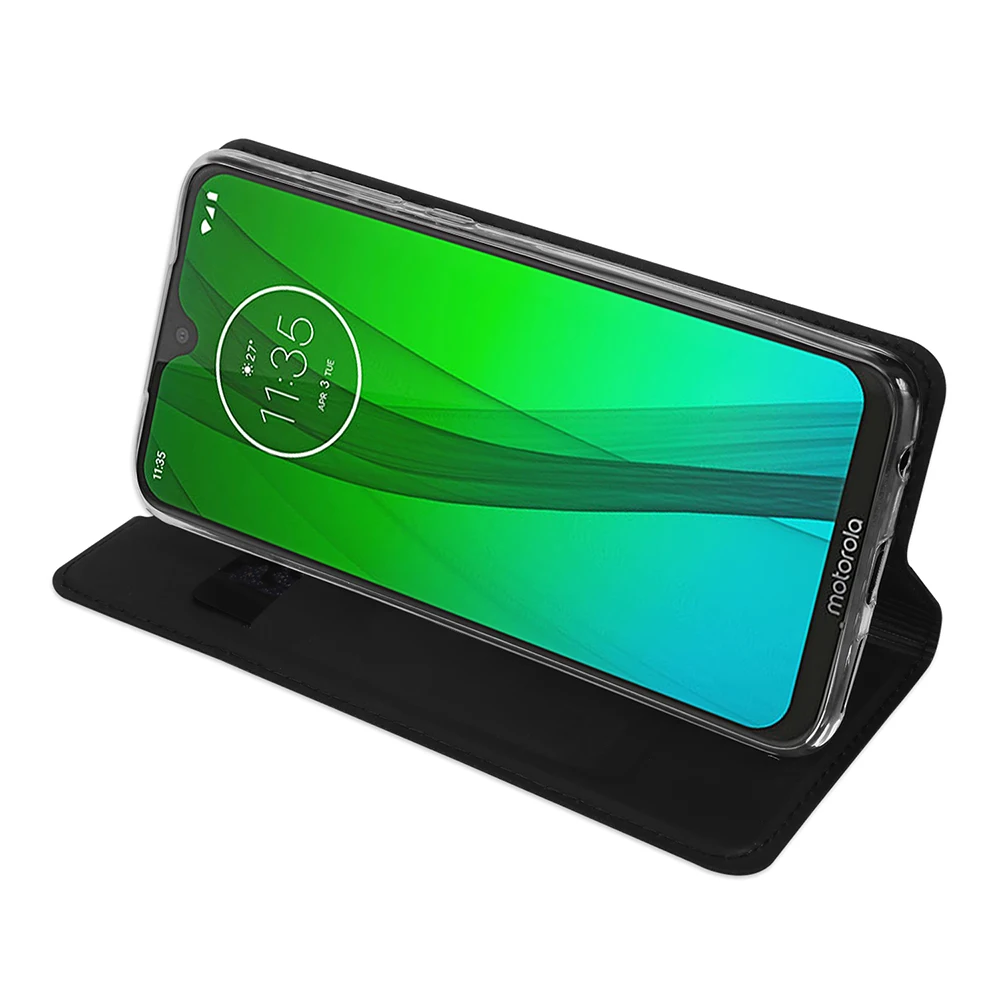 DUX DUCIS PU Leather Wallet Case For Moto G7 Luxury Flip Card Slot Cover Motorola Plus G 7 G7Plus 6.2 inch Hoesje | Мобильные