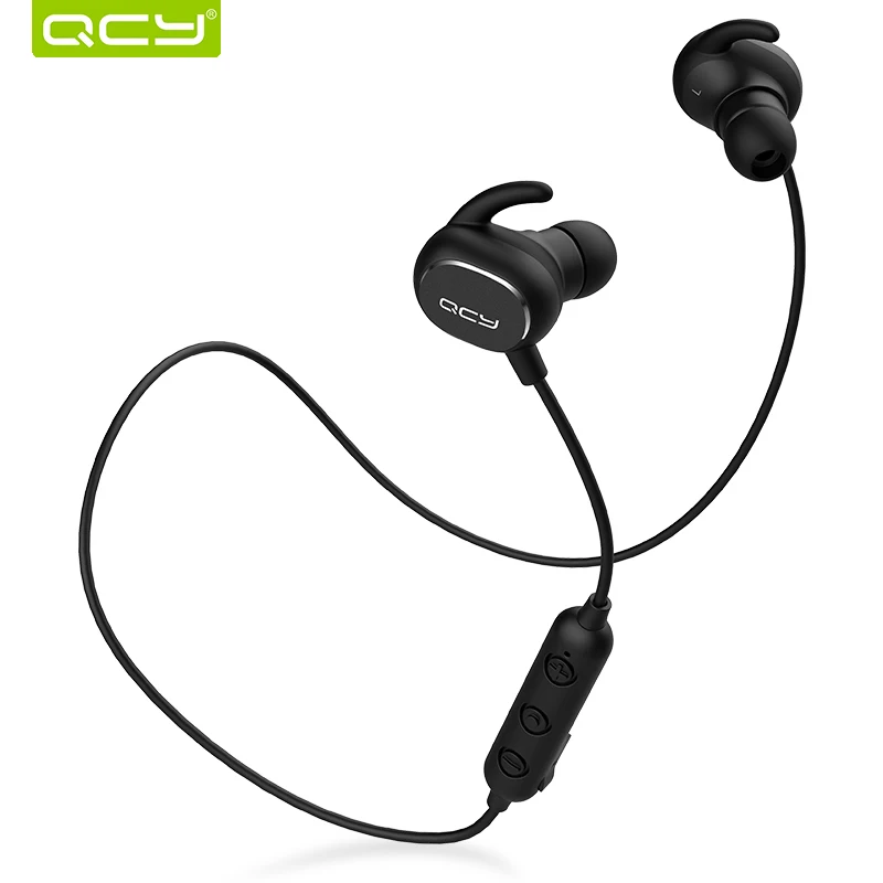 QCY QY19 wireless sports headphones IPX4 sweat-proof earphones Bluetooth 5.0 earbuds stereo headset built-in microphone | Электроника
