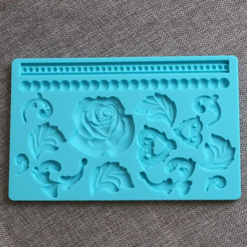 Формы для цветочных листьев 3d Diy практичная силиконовая форма украшения тортов