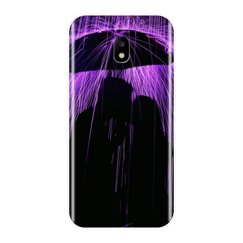 Чехол для телефона Samsung Galaxy J4 J6 J8 Plus силиконовый фиолетовый мягкий чехол накладка