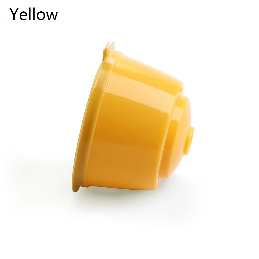 yellow Удобный 6 цветов многоразового Кофе капсула Кубок многоразовый фильтр для DIY Dolce Gusto Nescafe Кофе ware столовая напиток дома - Цвет: yellow