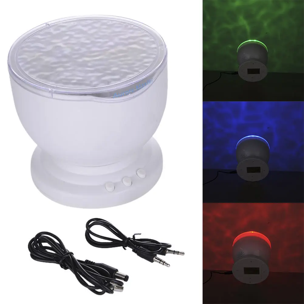 Rainbow Wave Projector Lamp LED Night Light Aurora Master Bedroom Party Supplies | Дом и сад