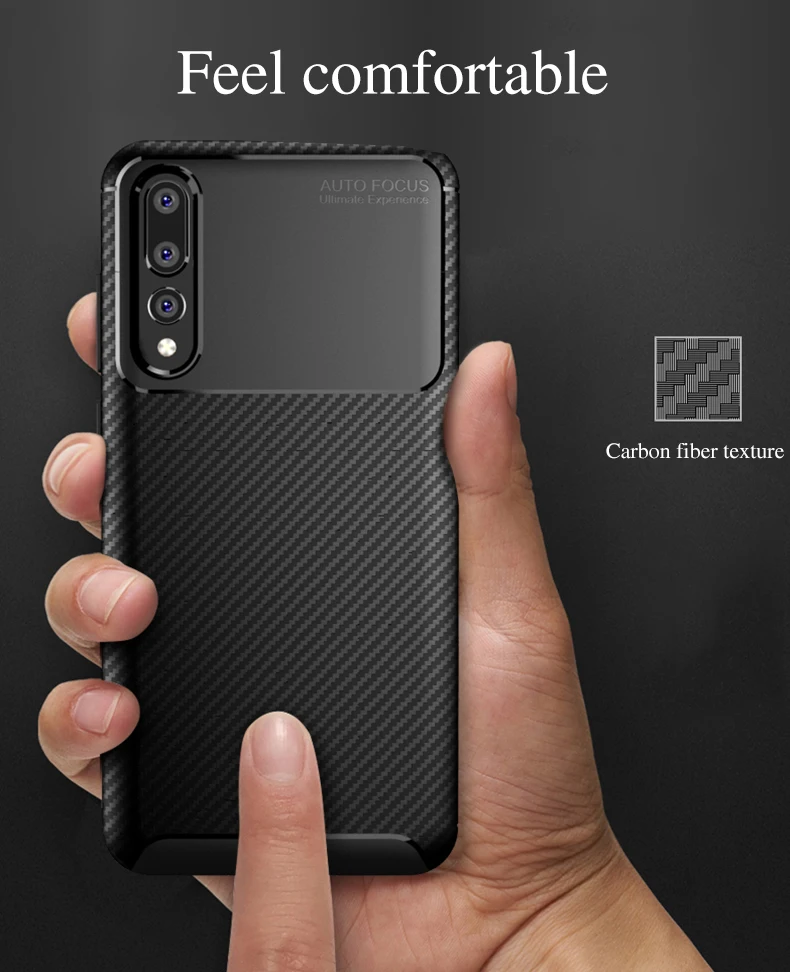 Мягкий силиконовый чехол для huawei P30 P20 P10 mate 20 Pro Lite Nova 3 3i Honor 8x Note 10 Y5 Y6 Prime чехол из углеродного волокна