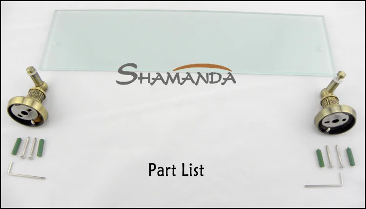 Продажа бесплатная доставка европейская латунь и стекло с бронзовой отделкой