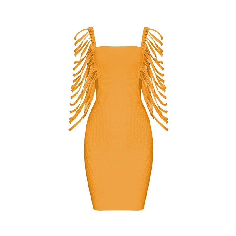 Оптовая продажа 5 цветов сексуальное открытое желтое облегающее Бандажное