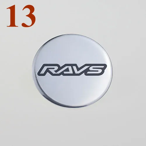 KOM POWER, 4 шт., 50 мм, RAYS VOLK, рабочая Крышка для колеса, наклейка с логотипом SSR, XXR, значок, эмблемы, крышка колеса, наклейки, Япония, гонки - Цвет: 13