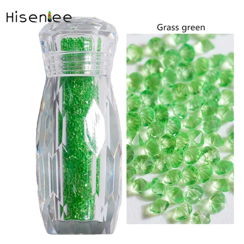 ss3 2880pcs 2880 шт/бутылка 1,1 мм кристально чистый цвет ногтей художественные стеклянные разноцветные стразы микро алмазные Пикси DIY Маникюр 3D украшения - Цвет: ss3 2880pcs