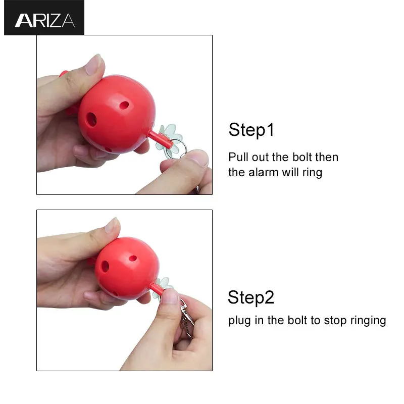 Ariza 120db Self Defense Personal Emergency Alarm Panic Keychain Anti-attack Security for Students Women | Безопасность и защита