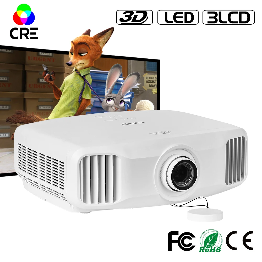 Лучший 2K 3d full hd led android проектор 1080p предложение|projector 1080p|best projectorled projector |