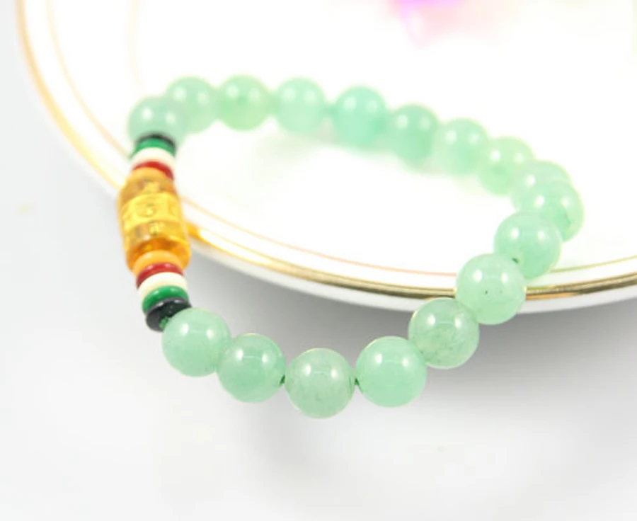 Лидер продаж! Браслеты для влюбленных ювелирные изделия 8 мм камень и