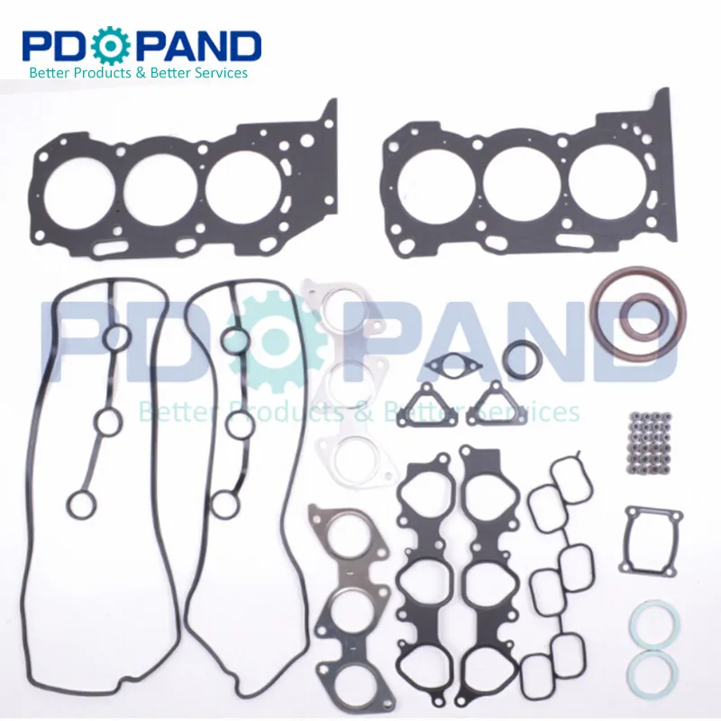1GR 1grfe FE капитальный комплект прокладок двигателя 04111 31342 для Toyota LAND CRUISER/4 runner/HILUX