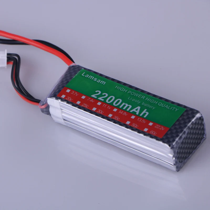Деталь Lamsam Power New2S/3s/4s Bettery 11 1 В 2200 мАч 25C MAX 35C T/xt60|Детали и аксессуары| |