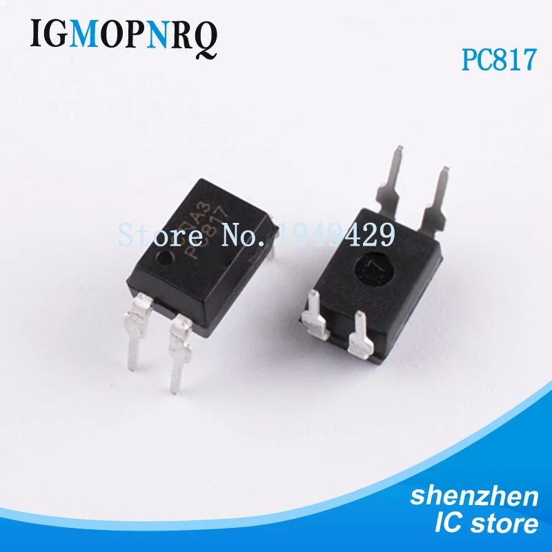 100 шт. PC817 PC817C PC817B EL817 817 DIP-4 | Электронные компоненты и принадлежности