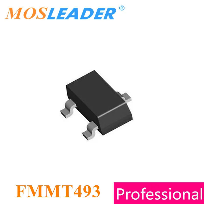 Mosleader FMMT493 493 SOT23 1000 шт. 3000 шт. NPN 100 в 1A высокое качество, сделано в Китае