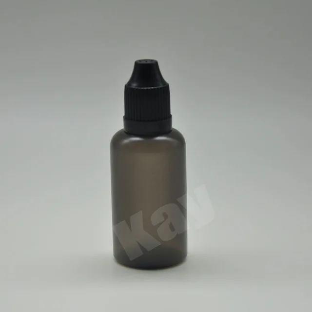 

FREE shipping 2000PCS 30ml black PE plastic with black child resistent caps.