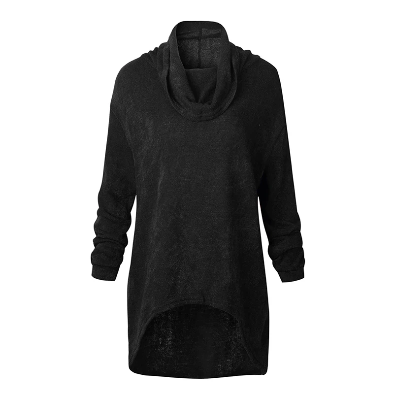 Женский свитер с коротким передом и длинной спинкой Повседневный хлопковый