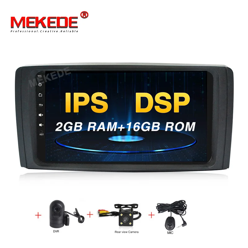16G DVD CAMERA DVR " ips четырехъядерный 1 din Android 9,0 автомобильный dvd-плеер gps стерео радио для Mercedes Benz R Class W251 R280 R300 R320 R350 с wifi - Цвет: 16G DVD CAMERA DVR