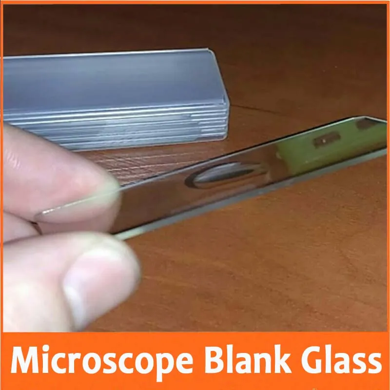 5pc Reusable Laboratory Educational Single Concave Biological Microscope Blank Glass Slides Slips 1" x 3" (25.4x76.2mm) |