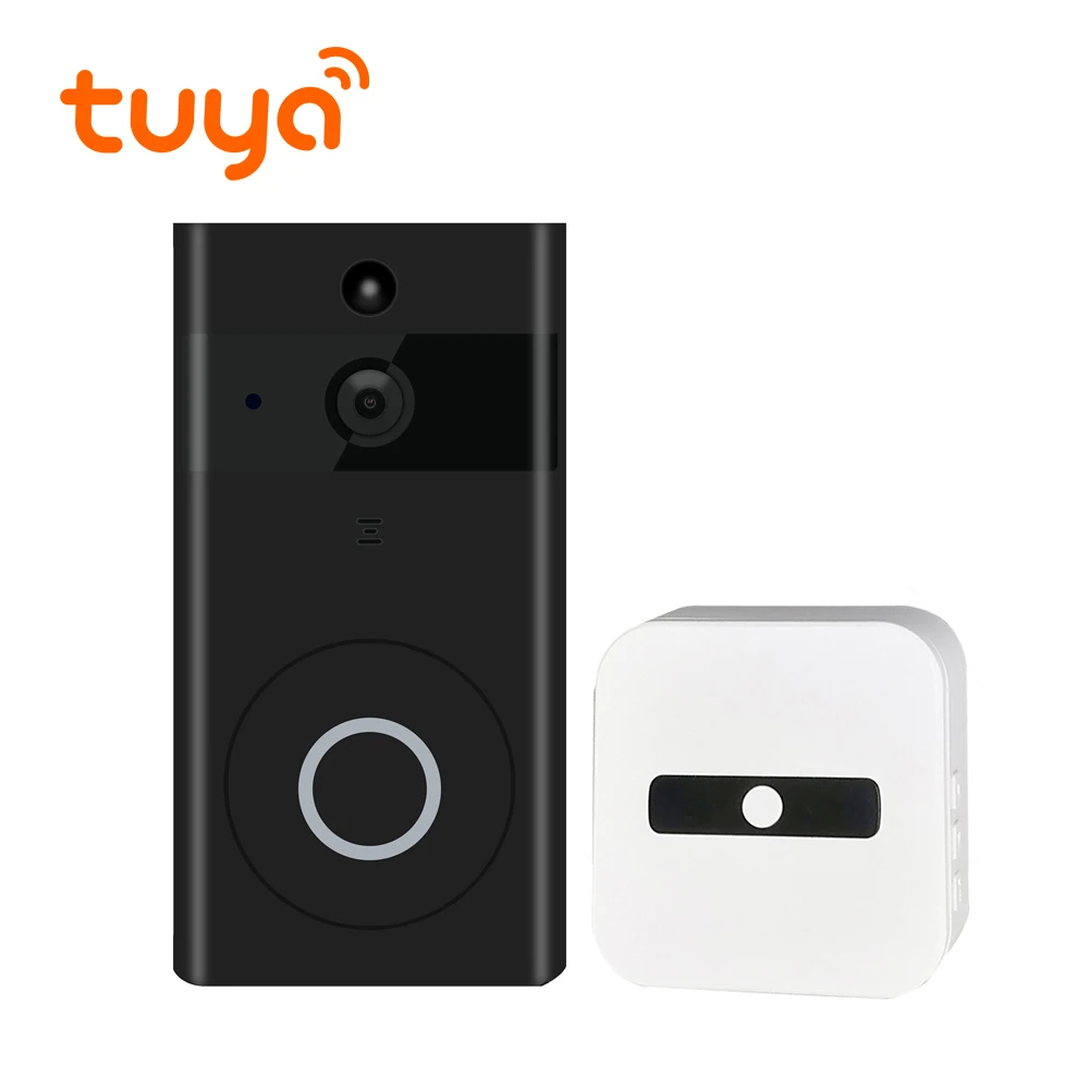 Tuya Wifi беспроводной умный кольцевой домашний охранный домофон камера видео