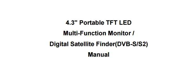 Kpt 958l 4,3 дюймовый ЖК-экран satlink kpt-958l DVB-S2 спутниковый искатель MPEG4 satfinder meter1080p