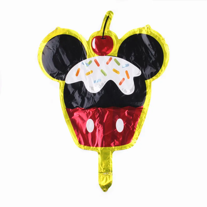 GOGO PAITY New Mickey modeling ice cream cake aluminum foil balloon baby birthday party decorations | Дом и сад