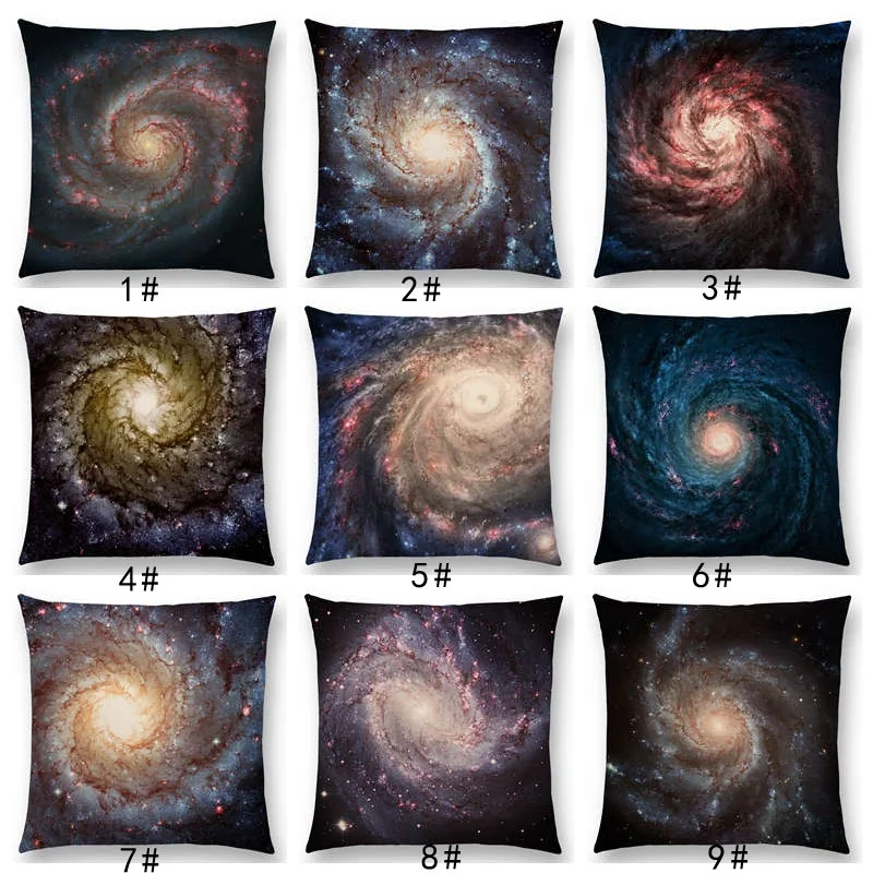 

2017 New Mysterious Vast Universe Amazing Galaxy Cushion Cover Sofa Throw Pillow Case