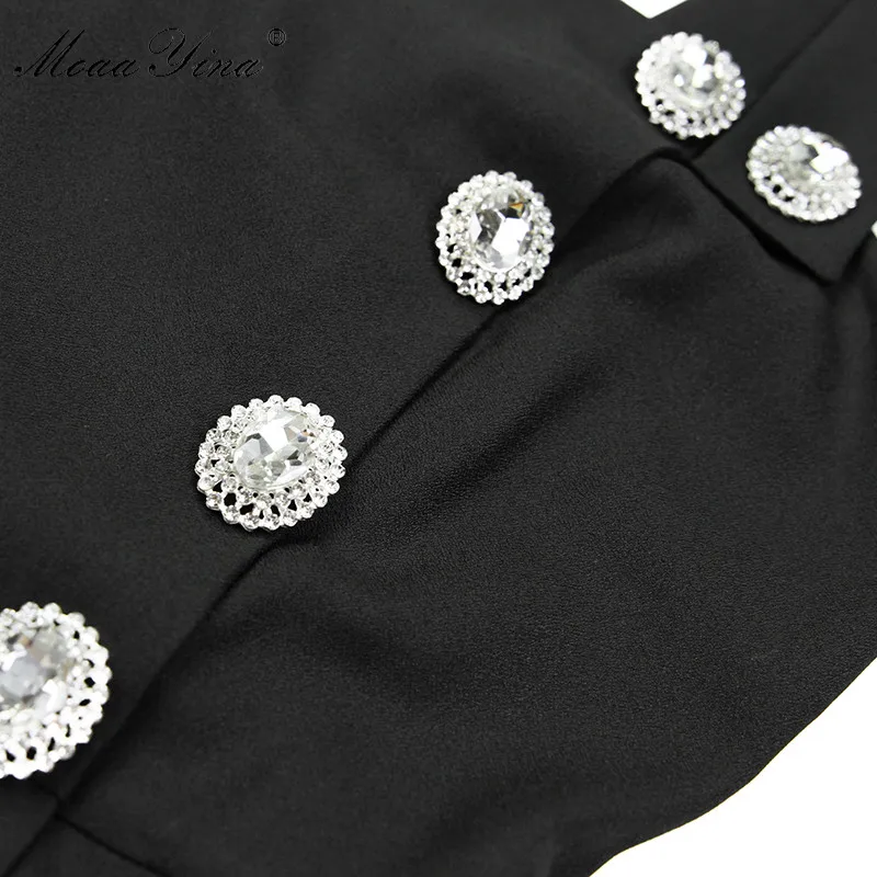 Moaa Yina модное дизайнерское подиумное Платье Весна Лето Женское на тонких