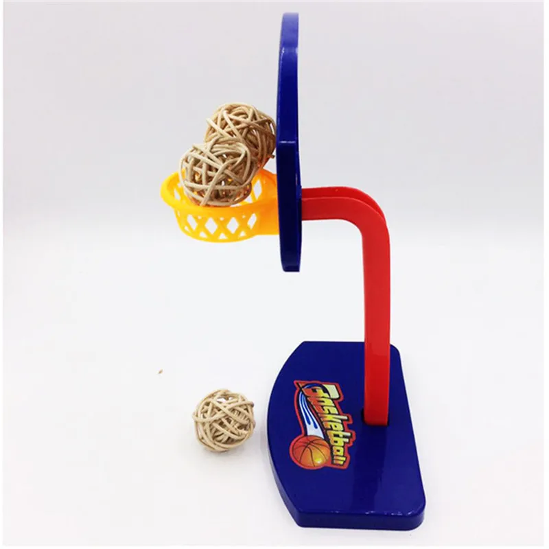 Mini basketball hoop Игрушечные попугаи Pet птицам для разгрызания игрушка Parakeet шарики с колокольчиками птичка Баскетбол обруч реквизит Pet игрушечные попугаи - Цвет: Mini basketball hoop