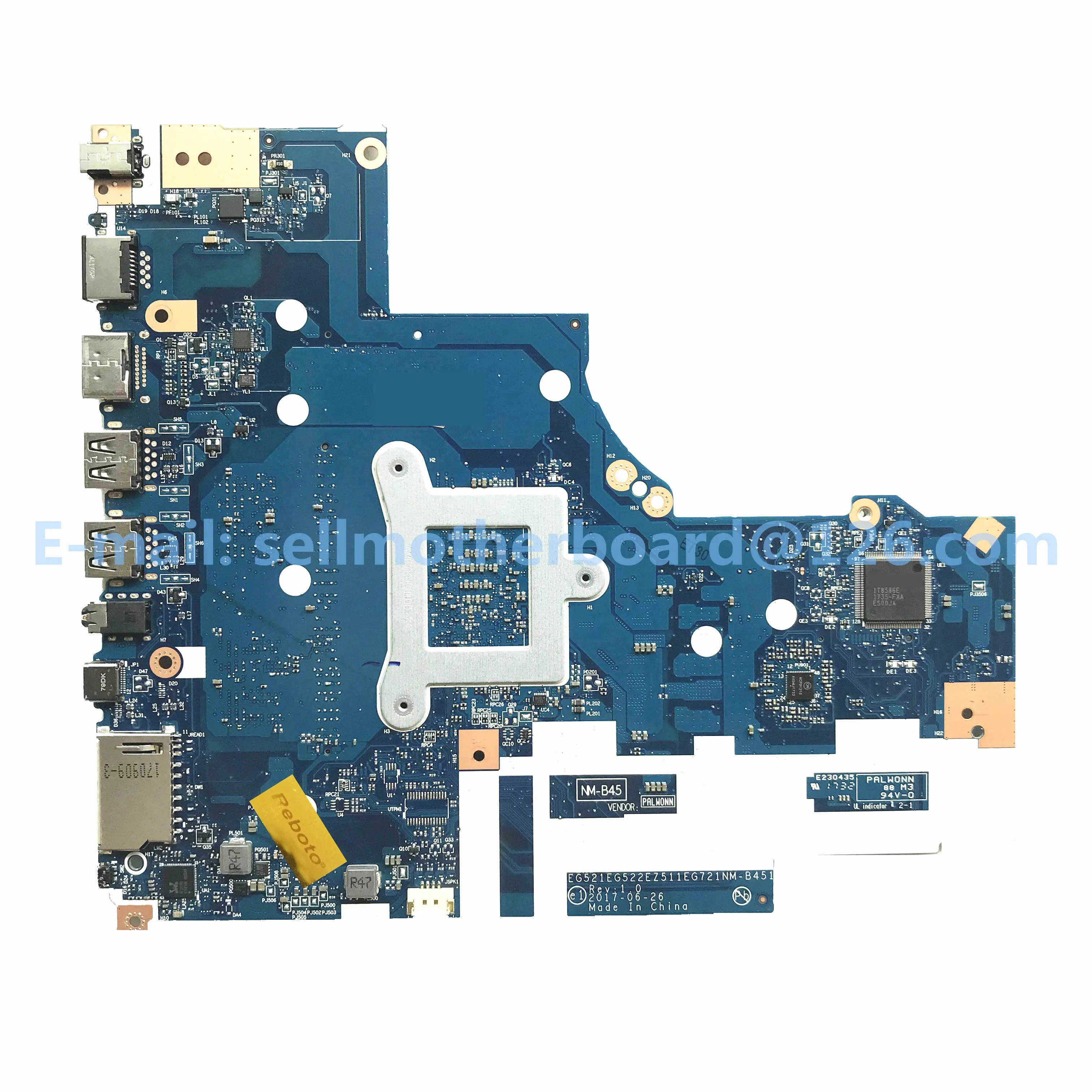 Материнская плата для ноутбука Lenovo Ideapad 320-15IKB со стандартным центральным