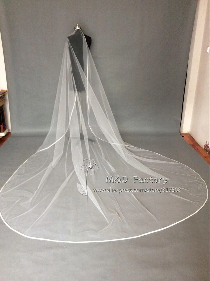 Фата свадебная двухслойная Цвет Белый/слоновой кости 3 м |