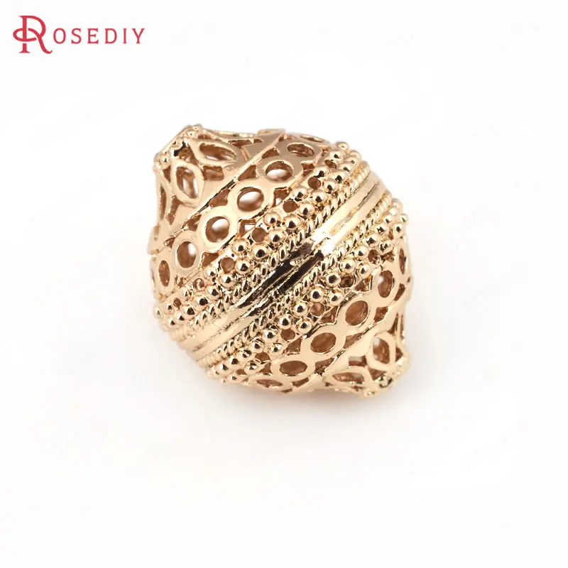 2 шт. бусины для браслета цвета шампанского|spacer beads|brass spacer beadsbrass |