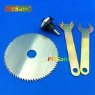 Лезвия для пилы фитьин, 4 дюйма, 100 мм, 75 зубьев, для магнитных дисков, соединительный стержень, вал, 6 мм, циркулярный Алмазный садовый верстак, дерево