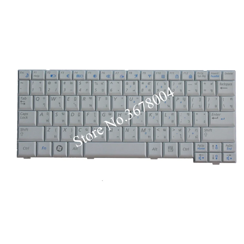 Новая тайская клавиатура для SAMSUNG NP NC10 ND10 N108 NC310 N110 NP10 N128 N140 N130 TH белая
