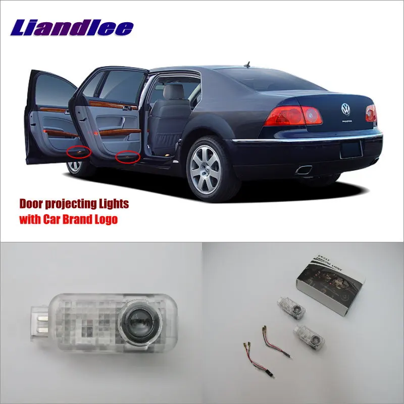 Двери автомобиля проектор Ghost Shadow светильник s для VolksWagen VW Phaeton 2005~ 2012 любезно дверные рамы лампа/светодиодный проектор Добро пожаловать светильник