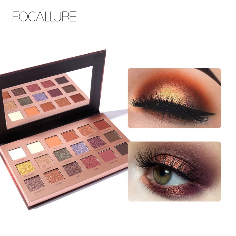 FOCALLURE Макияж Палитра теней Shimmer Блеск Цвета макияж набор для Для женщин Тени