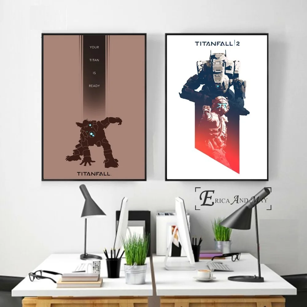 Titanfall Game Simple Characters Canvas Prints Modern Painting Posters Wall Art Pictures For Living Room Decoration No Frame | Дом и сад