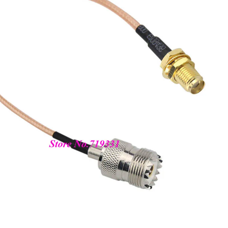 10pcs Electronics Antenna Cable UHF - SMA Female to SO-239 Connectors 20cm | Обустройство дома