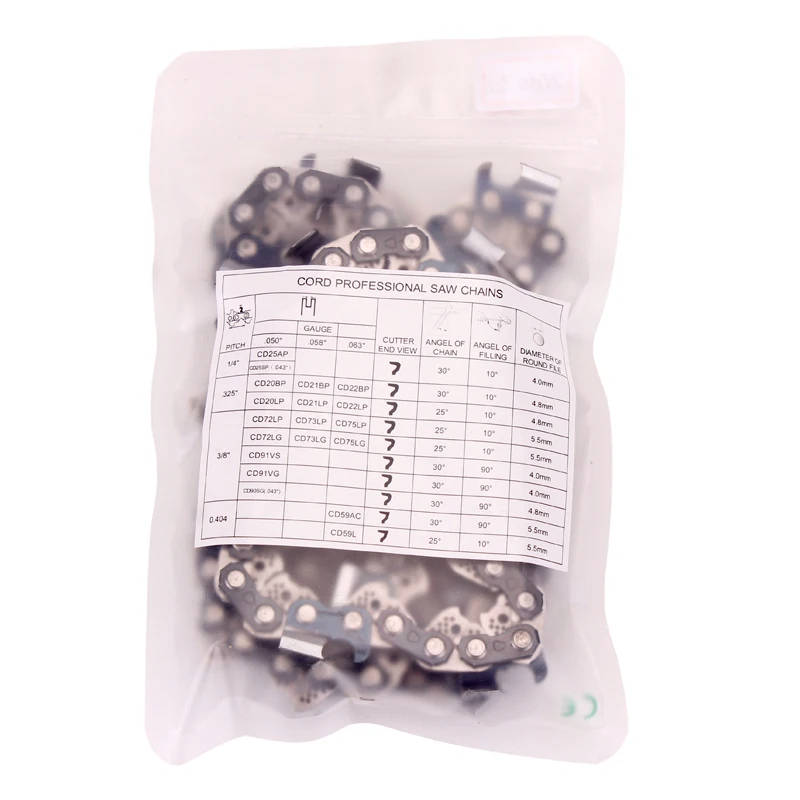 Шнур CD72LP72L бензопилы цепи 20 дюймовый 3/8 &quotшаг. 050&quot датчик 72 ссылка заполнения