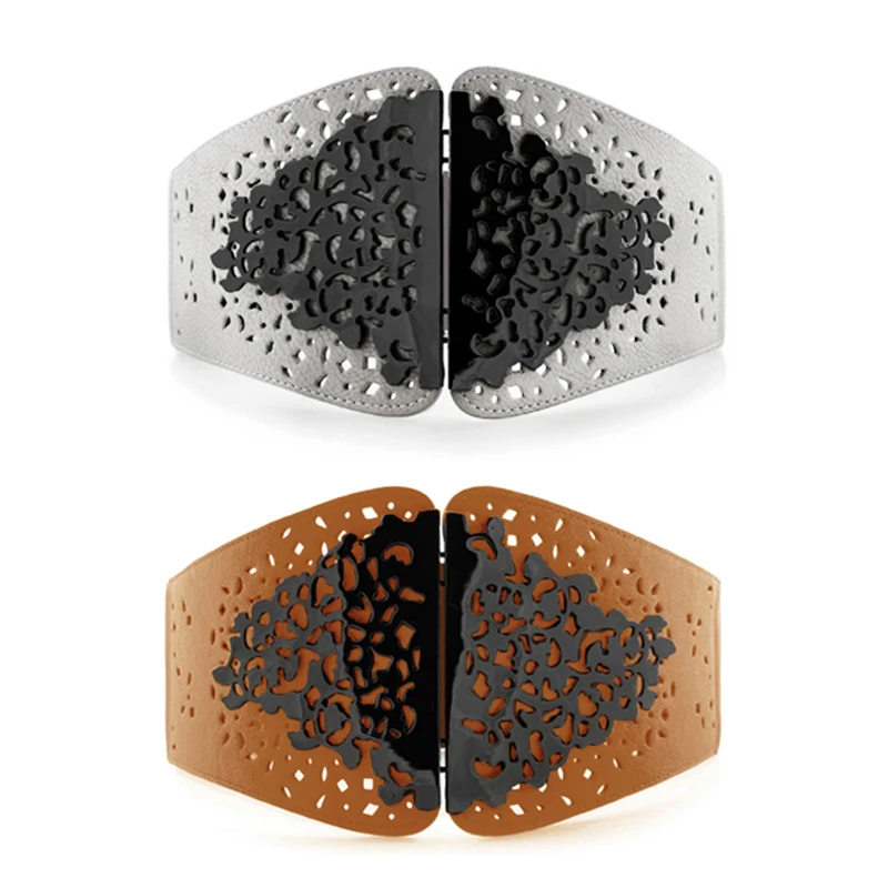 Maikun пояс женский ремень ПУ кожаный Широкий для женщин с марочным Цветочным